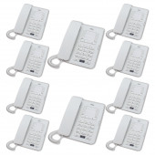 Karel TM142 Analog Masaüstü Kablolu Telefon 10'lu Fırsat Paketi Beyaz - 1