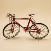 Vintage Ölçekli Metal Model Bisiklet thumbnail 1