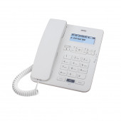 Karel TM145 Ekranlı Masaüstü Kablolu Telefon Beyaz - 1