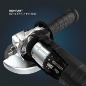 WORX WX812.9C 20Volt 2.0Ah. 125mm Kömürsüz Profesyonel Tek Akülü Şarjlı Avuç Taşlama - 11