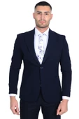 Cengiz İnler Kırlangıç Yaka Lycra Slim Fit Spor Erkek Ceket - 7