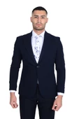 Cengiz İnler Kırlangıç Yaka Lycra Slim Fit Spor Erkek Ceket - 5
