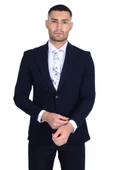 Cengiz İnler Kırlangıç Yaka Lycra Slim Fit Spor Erkek Ceket - 6