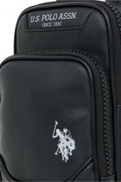 U.S. POLO ASSN. PLEVR23656 Siyah Erkek Omuz Çantası - 5