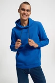 Loft 2034269 Mavi Kapüşonlu Erkek Sweat - 1