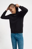 Loft 2034269 Siyah Kapüşonlu Erkek Sweat - 2