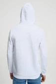 Loft 2034026 Beyaz Loft Baskılı Kapüşonlu Erkek Sweat - 3