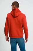Loft 2034269 Kırmızı Kapüşonlu Erkek Sweat - 4