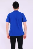 Saks Mavi Basic Polo Yaka Erkek Tshirt - 7