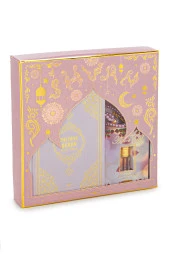 İngilizce Mealli Medine Hatlı Kuranı Kerim ve Seccade Seti Pembe thumbnail 2