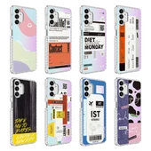 Samsung Galaxy A04S Airbag Kenarlı Renkli Desenli Silikon Elegans Kapak kılıf - 2