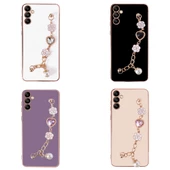 Samsung Galaxy A54 El Tutamaçlı Kamera Korumalı Taka Silikon Kapak Kılıf thumbnail 2