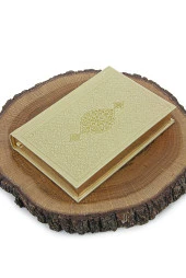 Sandıklı Çeyizlik Seccade Seti Damat Gelin Bohçasına Uygun Hediyelik Şal Kuranı Kerim Seti Gold thumbnail 7