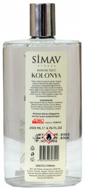 SİMAV Kestane Özlü ve Termal Sulu Kolonya 2li Set 900ml + Cam 200ml - 5