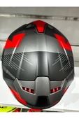 KASK SWAY SW-865 ST TİTANYUM/RED/BLACK GÜNEŞ GÖZLÜKLÜ - 4