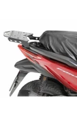 GP Kompozit Honda Forza 250 2023-2025 Uyumlu Arka Çanta Demiri Siyah - 3