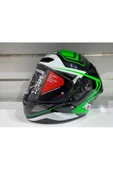 Kask Tt-course Overtech Siyah/yeşil Full Face - 1