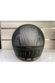 Kask Mt Jarama Zone C1 Mat Siyah/grı Cafe Racer - 4