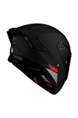 Kask Mt Thunder 4 Sv Solıd A1 Matt Black Şeffaf Vizör thumbnail 3