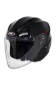 Kask Shıro Sh-450 Çenesiz Parlak Siyah - 1