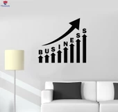 Ofis, Çalışma Odası Duvar Sticker Firma Şirketi İş Büyümesi Ofis Çalışması Etiketleri - 1
