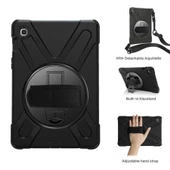 Gpack Samsung Galaxy Tab A8 LTE 10.5 SM x207 Kılıf Defender Tablet Tank Koruma Standlı df22  Nano  Kalem - 2