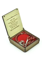 Doğal 33lü Akik Taşı Tesbih AT01 thumbnail 1