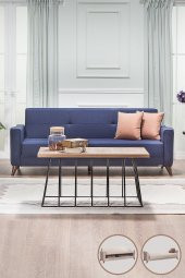 Modalife Star Üçlü Kanepe Yataklı/sandıklı - Lacivert - 1