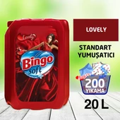 Bingo Soft Standart Çamaşır Yumuşatıcısı Lovely 5 L 4'lü - 1