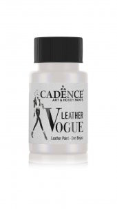 LEATHER VOGUE DERİ BOYASI METALİK LVM-01 İNCİ 50 ML - 1
