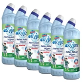 Bingo Oksijen Çamaşır Suyu 750 ml Ferahlatan Hijyen Ekonomi Paketi 6'lı - 2