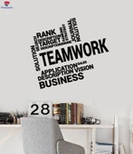 Ofis, Çalışma Odası Duvar Sticker Takım Çalışması İş Ofis Alanı Dekor Çözümü Vizyon Etiketleri - 1