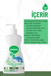 Siveno %100 Doğal Sıvı Kastil Sabun Defne Yağlı Yoğun Nemlendirici Arındırıcı Bitkisel Vegan 300 Ml - 2
