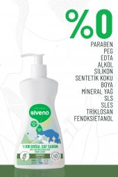 Siveno %100 Doğal Sıvı Kastil Sabun Defne Yağlı Yoğun Nemlendirici Arındırıcı Bitkisel Vegan 300 Ml - 3
