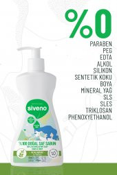 Siveno %100 Doğal Sıvı Kastil Sabun Zeytinyağlı Yoğun Nemlendirici Arındırıcı Bitkisel Vegan 300 Ml - 2