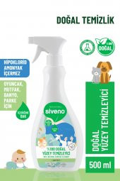 Siveno %100 Doğal Yüzey Temizleyici Bitkisel Leke Çıkarıcı Arındırıcı Mermer Fayans Ahşap Yüzeyler 500 ml - 1