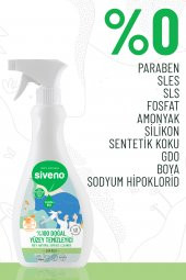 Siveno %100 Doğal Yüzey Temizleyici Bitkisel Leke Çıkarıcı Arındırıcı Mermer Fayans Ahşap Yüzeyler 500 ml - 3