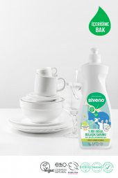 Siveno %100 Doğal Bulaşık Sabunu Bitkisel Elde Bulaşık Sabunu Nemlendirici Vegan 500 ml - 4