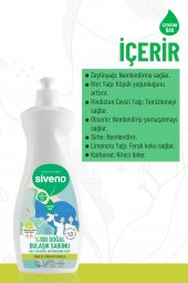 Siveno %100 Doğal Bulaşık Sabunu Bitkisel Elde Bulaşık Sabunu Nemlendirici Vegan 500 ml - 5