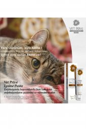 Vet Prive Lysine Paste / Kediler Için Bağışıklık, Solunum Yolu Ve Göz Desteği Pasta - 3