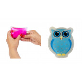 MAVİ BAYKUŞ CEP SOBASI,EL ISITICI,SICAK SU TORBASI PVC  9cm thumbnail 2