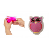 PEMBE BAYKUŞ CEP SOBASI,EL ISITICI,SICAK SU TORBASI PVC  9cm - 2