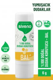 Siveno %100 Doğal Dudak Koruyucu Bal Bitkisel Lipbalm Dudak Kremi Nemlendirici Parlatıcı Onarıcı 6 G - 3