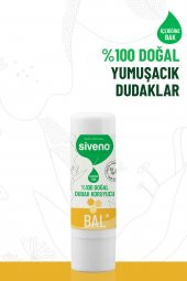 Siveno %100 Doğal Dudak Koruyucu Bal Bitkisel Lipbalm Dudak Kremi Nemlendirici Parlatıcı Onarıcı 6 G - 5