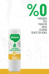 Siveno %100 Doğal Dudak Koruyucu Bal Bitkisel Lipbalm Dudak Kremi Nemlendirici Parlatıcı Onarıcı 6 G - 6