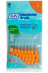 Tepe Arayüz Fırçası 0.45 Mm Turuncu 8li - 1