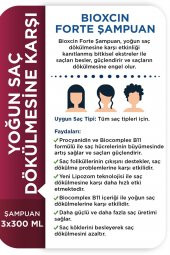 BIOXCIN Yoğun Saç Dökülmesine Karşı Bitkisel Şampuan Forte - 3