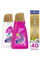 Kosla Oxi Action Gold Renkliler + Beyazlar Sıvı Leke Çıkarıcı 2 X 1 L - 2