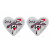 KALPLİ GEYİKLİ CEP SOBASI,EL ISITICI,2 ADET SICAK SU TORBASI PVC BEYAZ 9cm thumbnail 3