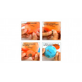 KALPLİ GEYİKLİ CEP SOBASI,EL ISITICI,2 ADET SICAK SU TORBASI PVC BEYAZ 9cm thumbnail 7